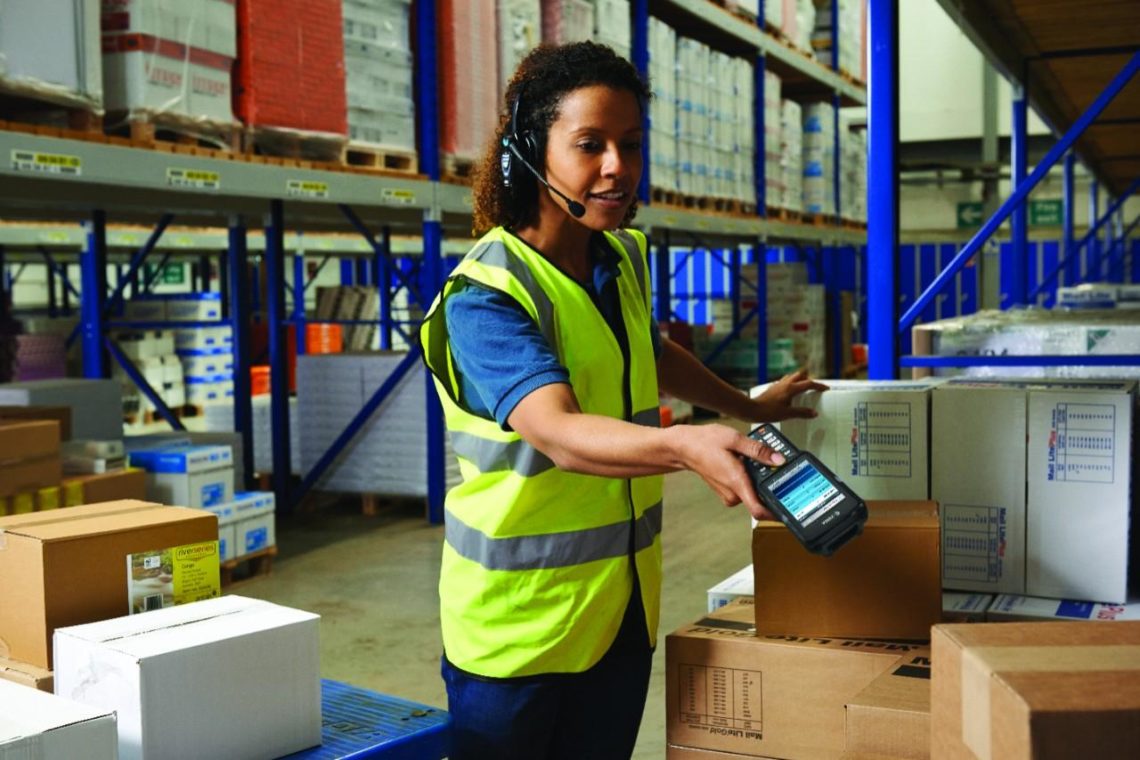 Scanning and Talking using the MC3300 in a Warehouse