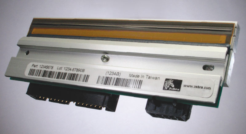 Zebra Barcode Label on a MicroChip